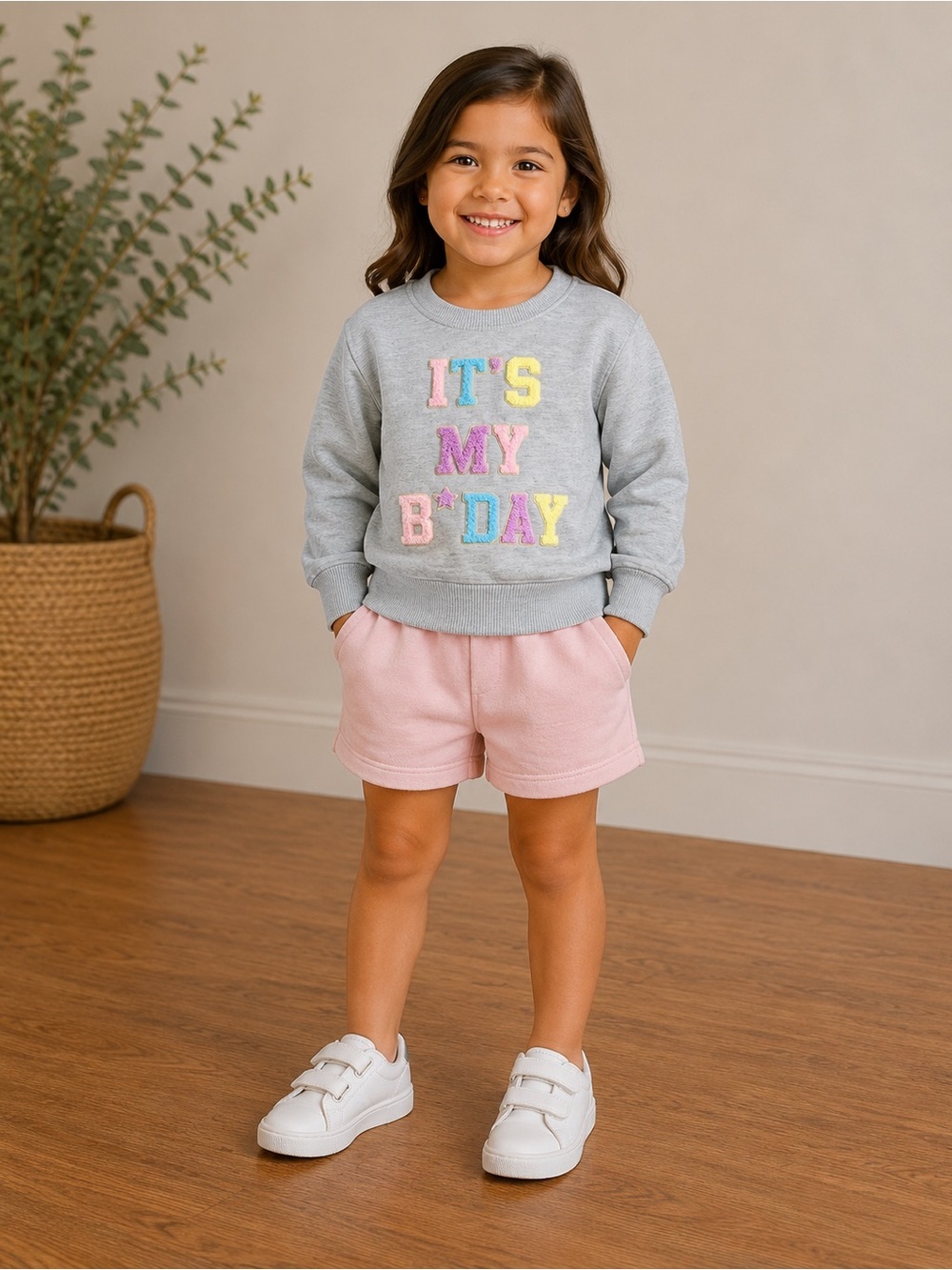 Zunie • NWT it’s my B day crew neck sweater